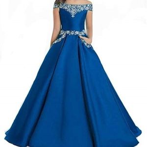 Royal Blue Pageant Dress